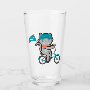 Biking Kitty Tumbler
