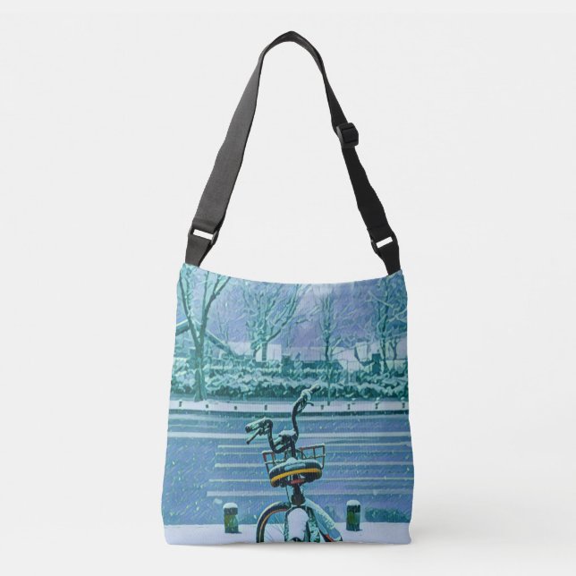 Biking Lover Gift Crossbody Bag (Front)