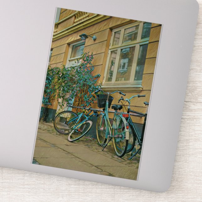 Biking Lover Gift | Cycling Painting (Detail)