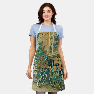 Biking Lover Gift   Cycling Painting Apron