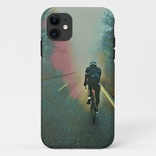 Biking Lover Gift Cycling Painting iPhone 11 Case