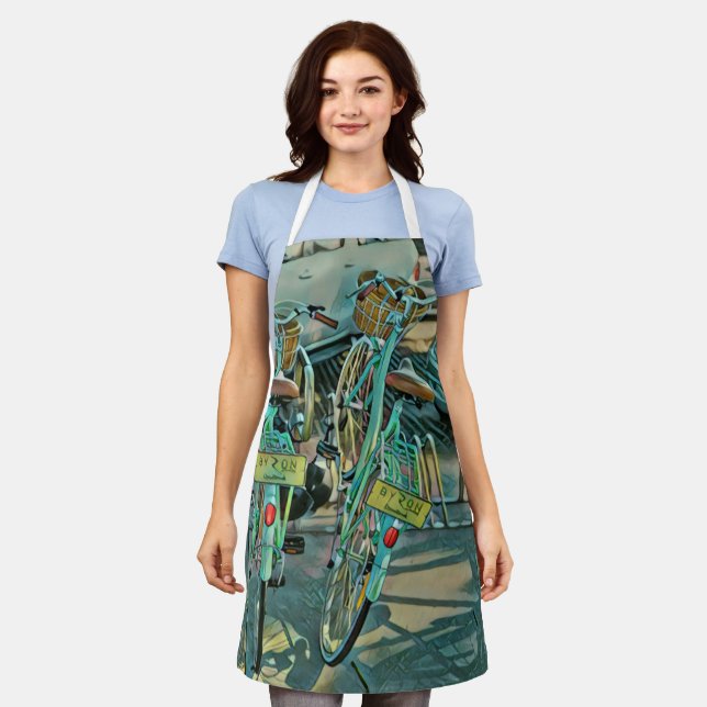 Biking Lover Gift For Cyclist Apron (Worn)