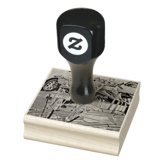 Biking Lover Gift For Cyclist Rubber Stamp (Stamp)