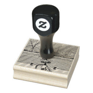 Biking Lover Gift Rubber Stamp