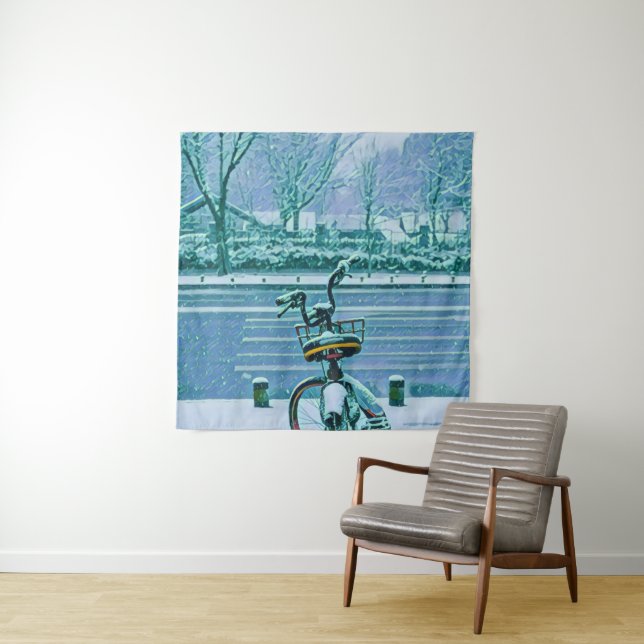 Biking Lover Gift Tapestry (In Situ)