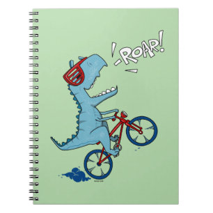 Biking T-Rex Roar Notebook