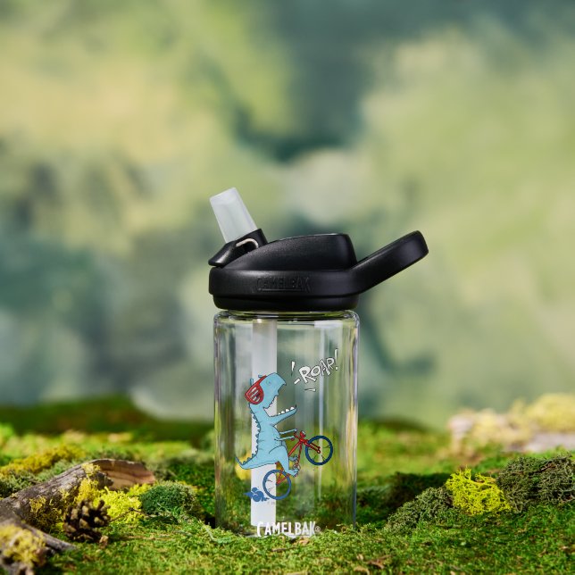 Biking T-Rex Roar Water Bottle (Outdoor)