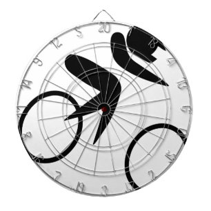 Biking to peace and joy dartboard