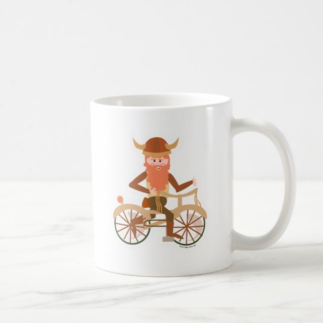 Biking Viking Coffee Mug (Right)