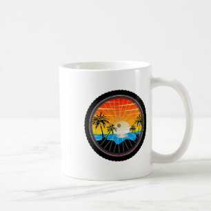Biking Wheel Tire Mountain Bike Fat Bike Coffee Mug