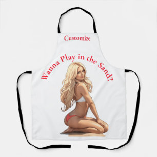 Bikini Beach Girl Thunder_Cove Apron