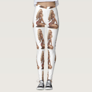 Bikini Beach Girl Thunder_Cove  Leggings