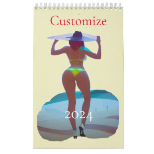 Bikini Booty Beach Girl Thunder_Cove Calendar