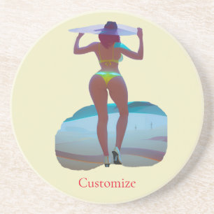 Bikini Booty Beach Girl Thunder_Cove Coaster