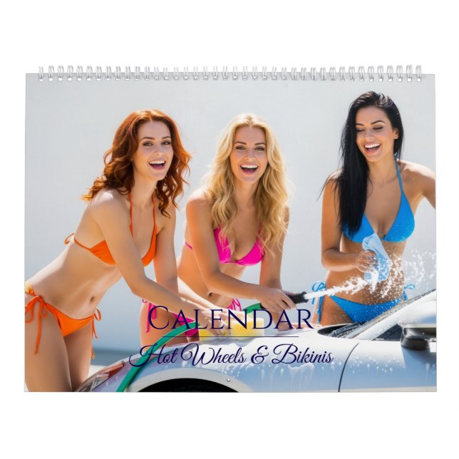 Bikini Car Wash Calendar – Stunning Women (Cover)