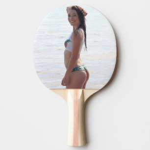 BIKINI G-STRING BEACH GIRL PING PONG PADDLES