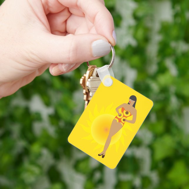 Bikini Girl Key Ring (Hand)