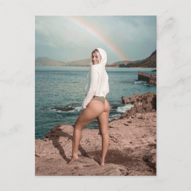 Bikini Girl Photo Postcard (Front)