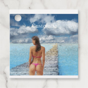 Bikini Girl Thunder_Cove Favour Tags