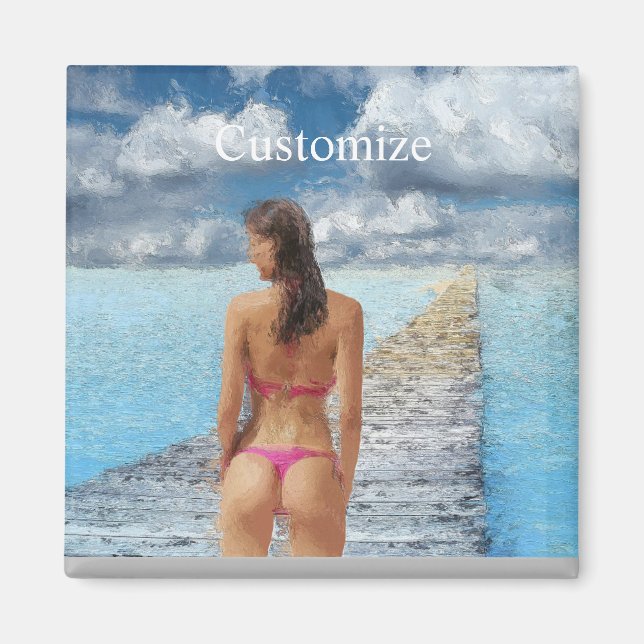 Bikini Girl Thunder_Cove  Magnet (Front)