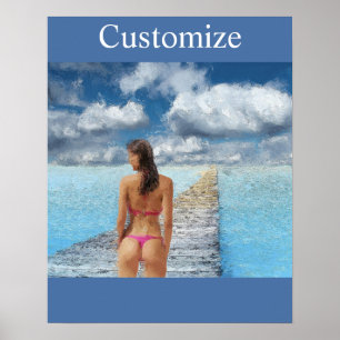 Bikini Girl Thunder_Cove  Poster