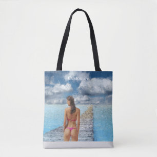 Bikini Girl Thunder_Cove Tote Bag