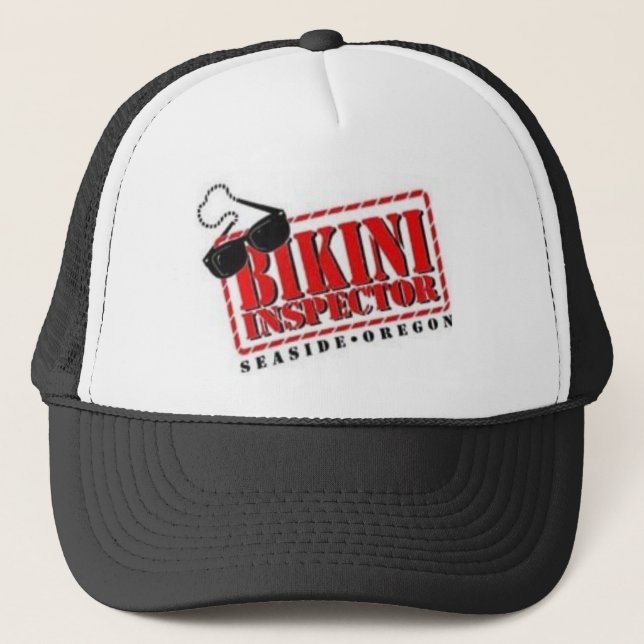 bikini inspector trucker hat (Front)