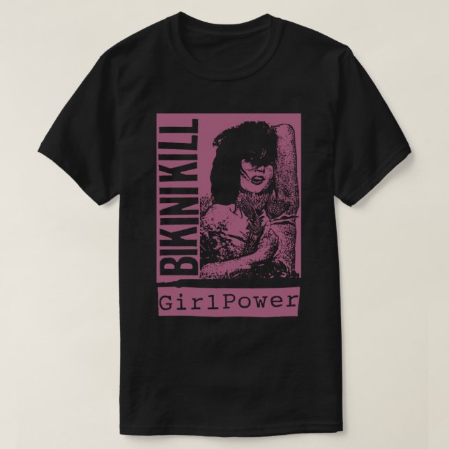 Bikini Kill - Girl Power Premium  T-Shirt (Design Front)