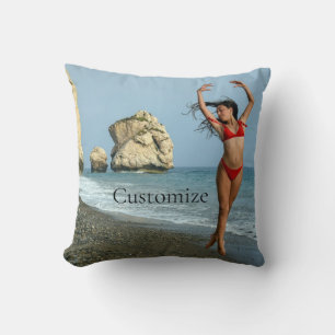 Bikini Model Dancing Thunder_Cove Cushion
