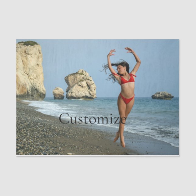 Bikini Model Dancing Thunder_Cove Tissue Paper (Front)