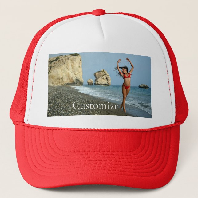 Bikini Model Dancing Thunder_Cove Trucker Hat (Front)