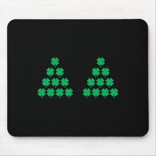 Bikini Style Shamrock Irish S St Patricks Day Funn Mouse Pad