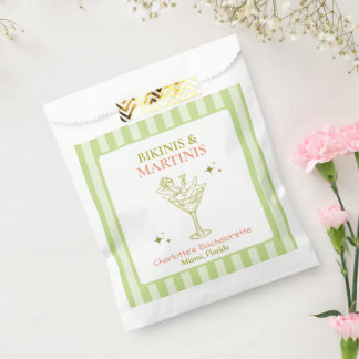 Bikinis and Martinis Bachelorette Party Beach Bach Favour Bag