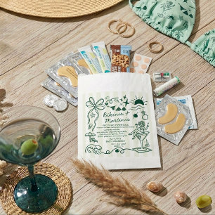 Bikinis & Martinis Bachelorette Party Recovery Kit Favour Bag
