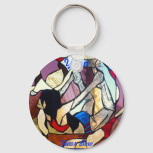 Bikram yoga Bow Pose Dhanurasana Keychain