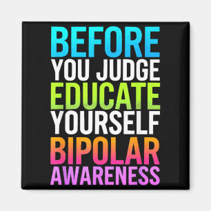 Bilar Disorder Awareness Depression Mental Health Magnet