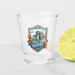 Bilbao Guggenheim Museum Spain Shot Glass