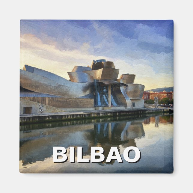 Bilbao Guggenheim Museum Travel Magnet (Front)
