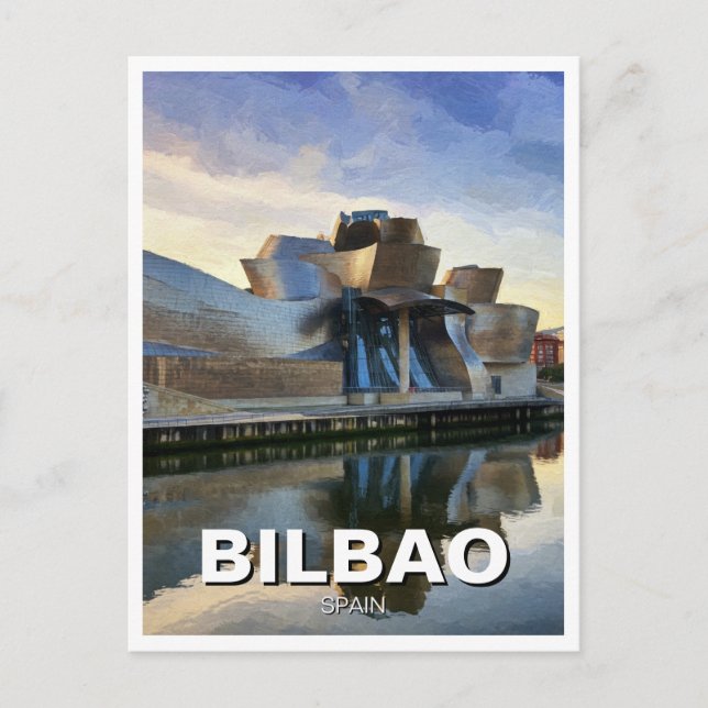 Bilbao Guggenheim Museum Travel Postcard (Front)