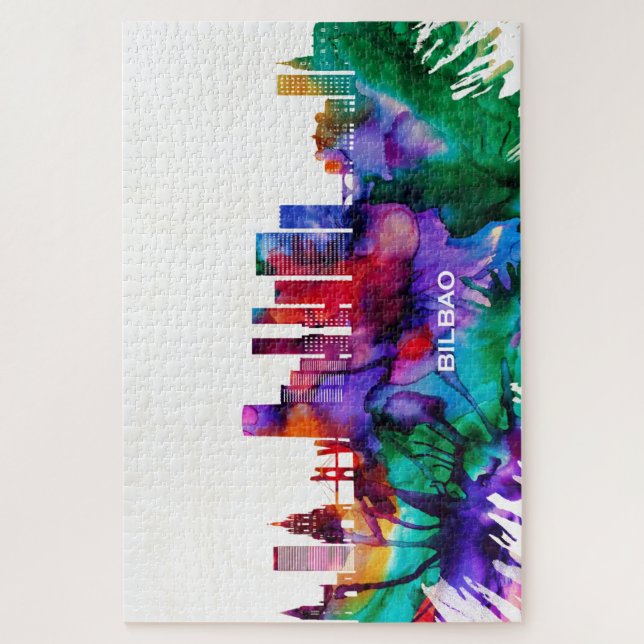 Bilbao Skyline Jigsaw Puzzle (Vertical)
