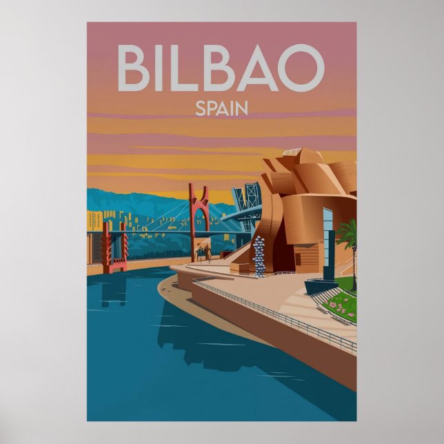 Bilbao, Spain Poster (Front)