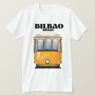 Bilbao Spain tram travel poster T-Shirt