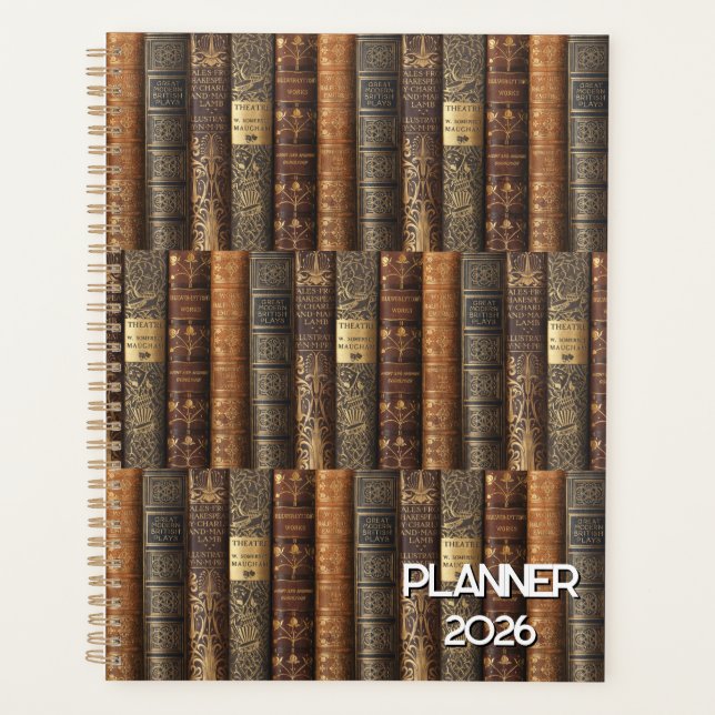 Bilbiophile (theatre theme) Planner 2026 (Front)