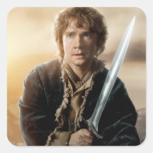 BILBO BAGGINS™ Character Poster 2 Square Sticker