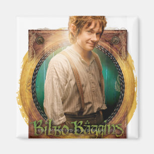 BILBO BAGGINS™ Character with Name Magnet