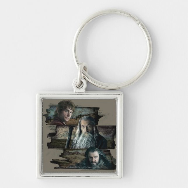 BILBO BAGGINS™, Gandalf, THORIN OAKENSHIELD™ Key Ring (Front)