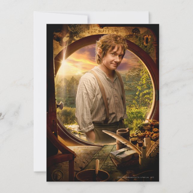 BILBO BAGGINS™ in Shire Collage Invitation (Front)