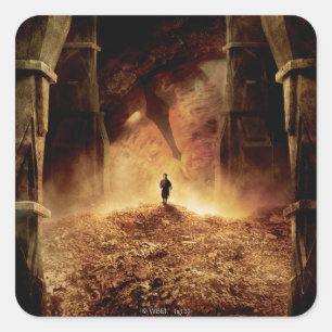 BILBO BAGGINS™ in the Eye of SMAUG™ Square Sticker
