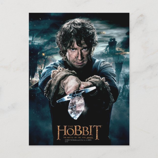 BILBO BAGGINS™ Pointing Sting Postcard (Front)