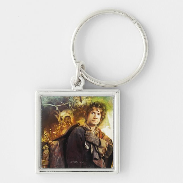BILBO BAGGINS™ & The Company of Dwarves Graphic Key Ring (Front)